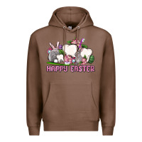 Chestnut Happy Easter teeth Premium Hoodie - OliviaCreatesArt