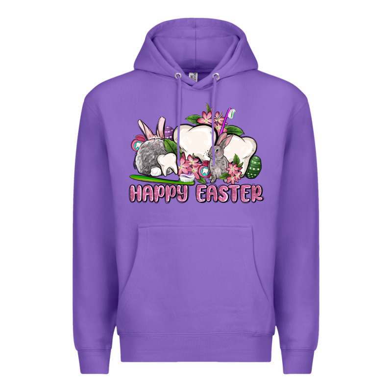 Happy Easter Teeth Premium Hoodie by OliviaCreatesArt | Teevron
