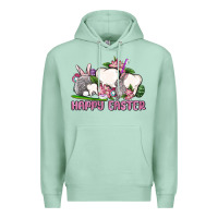 Seafoam Happy Easter teeth Premium Hoodie - OliviaCreatesArt