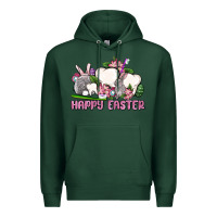 Sports Green Happy Easter teeth Premium Hoodie - OliviaCreatesArt