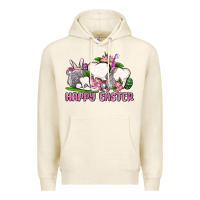 Tofu Happy Easter teeth Premium Hoodie - OliviaCreatesArt