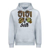 Heather Grey gigi of both Urban Hoodie - CowhideDigitalArt