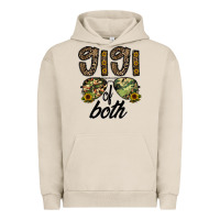 Pigment French Oak gigi of both Urban Hoodie - CowhideDigitalArt