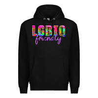 Black lgbtq friendly Premium Hoodie - HRA Design Shop