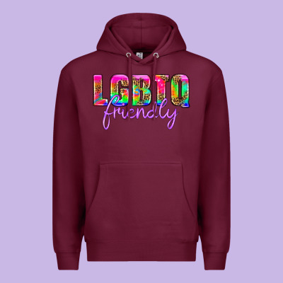 Lgbtq Friendly Premium Hoodie Designed By Hra Design Shop