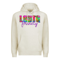 Oatmeal Heather lgbtq friendly Premium Hoodie - HRA Design Shop