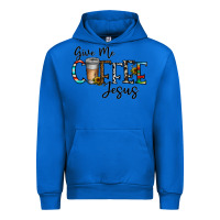 Cobalt give me coffee jesus Urban Hoodie - CowhideDigitalArt