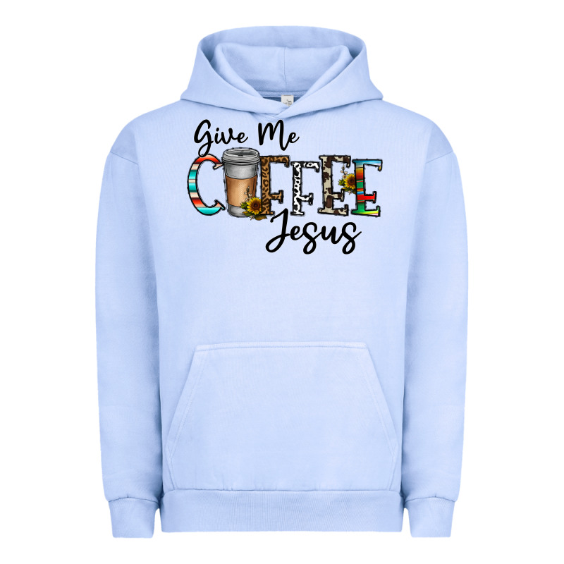 Give Me Coffee Jesus Urban Hoodie by CowhideDigitalArt | Teevron