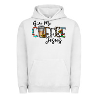 Pigment Lunar Rock give me coffee jesus Urban Hoodie - CowhideDigitalArt