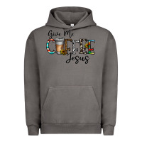 Pigment Tornado give me coffee jesus Urban Hoodie - CowhideDigitalArt