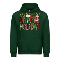 Forest Green happy holiday christmas Urban Hoodie - FaDigitalArtStudio