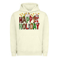 Pigment Pistachio happy holiday christmas Urban Hoodie - FaDigitalArtStudio