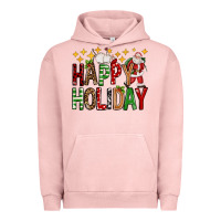 Pigment Salmon happy holiday christmas Urban Hoodie - FaDigitalArtStudio