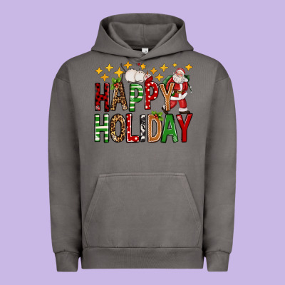 Happy Holiday Christmas Urban Hoodie Designed By Fadigitalartstudio