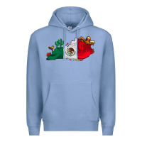 Colony Blue mexica kentucky Premium Hoodie - CowhideDigitalArt