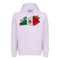 Lilac mexica kentucky Premium Hoodie - CowhideDigitalArt