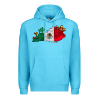Ocean Blue mexica kentucky Premium Hoodie - CowhideDigitalArt