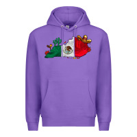 Purple mexica kentucky Premium Hoodie - CowhideDigitalArt