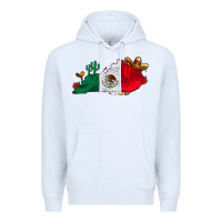 White mexica kentucky Premium Hoodie - CowhideDigitalArt