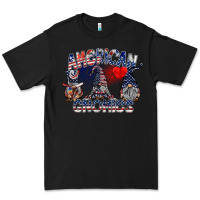 Black amerikan gnomies Premium Tee - SublimationCraftShop