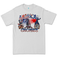 Dove Grey amerikan gnomies Premium Tee - SublimationCraftShop