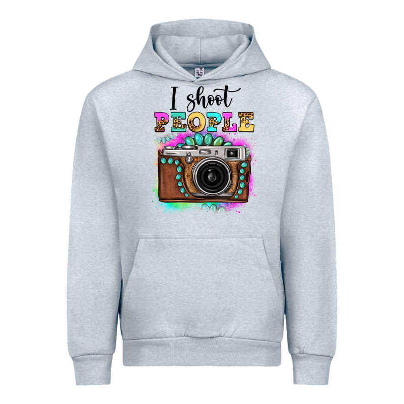 I Shoot People Tie Dye Gemstone Vintage Camera Urban Hoodie by FaDigitalArtStudio | Teevron