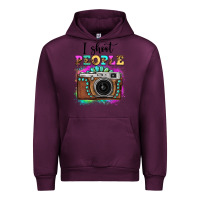 Mauve Wine i shoot people tie dye gemstone vintage camera Urban Hoodie - FaDigitalArtStudio
