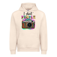 Sandshell i shoot people tie dye gemstone vintage camera Urban Hoodie - FaDigitalArtStudio