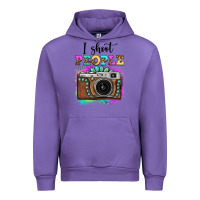 Tulip i shoot people tie dye gemstone vintage camera Urban Hoodie - FaDigitalArtStudio