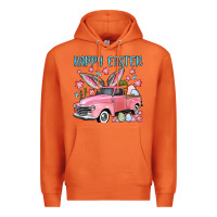 Carrot Happy Easter truck Premium Hoodie - OliviaCreatesArt