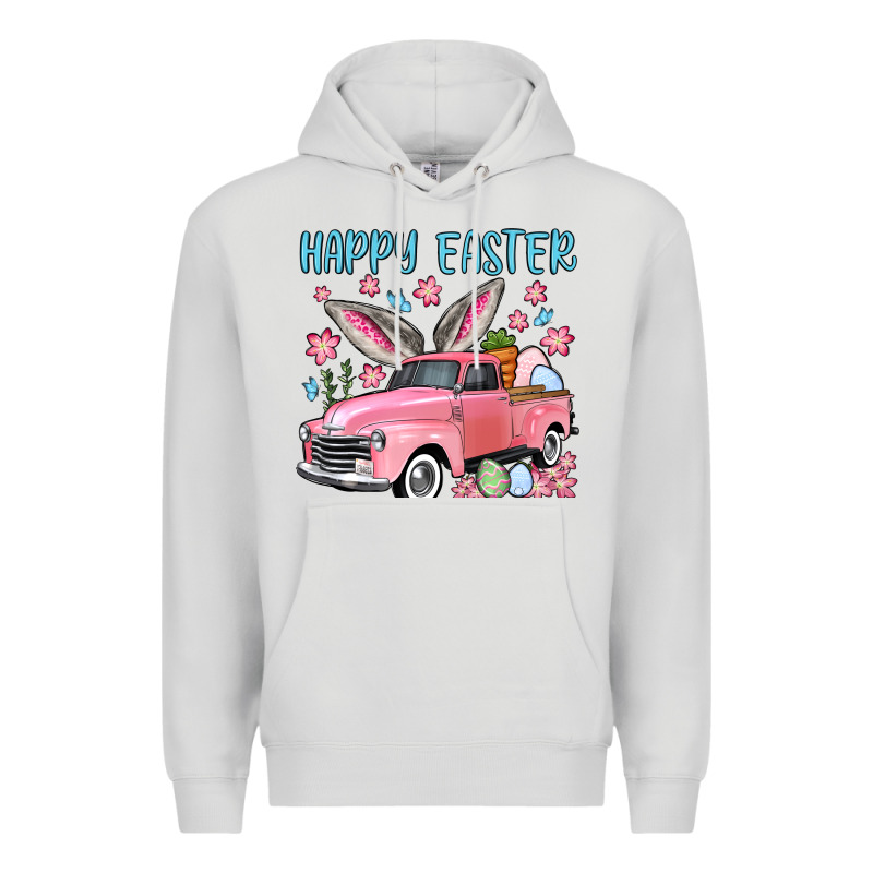 Happy Easter Truck Premium Hoodie by OliviaCreatesArt | Teevron