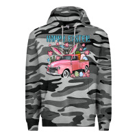 Slate Camo Happy Easter truck Premium Hoodie - OliviaCreatesArt