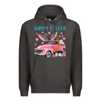 Smoke Happy Easter truck Premium Hoodie - OliviaCreatesArt