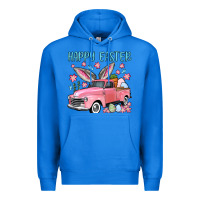 True Royal Happy Easter truck Premium Hoodie - OliviaCreatesArt
