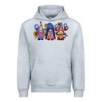 Heather Grey america gnomes Urban Hoodie - RacoonDesign
