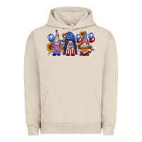 Pigment French Oak america gnomes Urban Hoodie - RacoonDesign