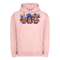 Pigment Salmon america gnomes Urban Hoodie - RacoonDesign