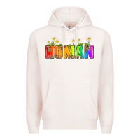 Pale Pink human Premium Hoodie - HRA Design Shop
