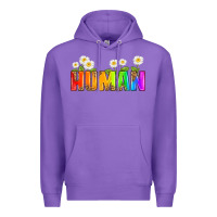 Purple human Premium Hoodie - HRA Design Shop