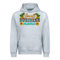 Heather Grey small business mama Urban Hoodie - HRA Design Shop