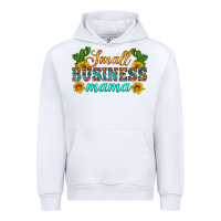 White small business mama Urban Hoodie - HRA Design Shop