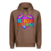 Chestnut be who you are Premium Hoodie - HRA Design Shop