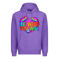 Purple be who you are Premium Hoodie - HRA Design Shop