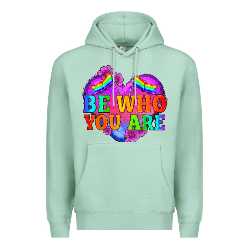 Be Who You Are Premium Hoodie by HRA Design Shop | Teevron