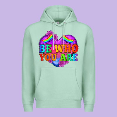 Be Who You Are Premium Hoodie Designed By Hra Design Shop