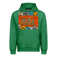Emerald minding my own small business Urban Hoodie - HRA Design Shop