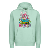 Seafoam Happy Easter toddler car Premium Hoodie - OliviaCreatesArt