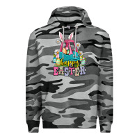 Slate Camo Happy Easter toddler car Premium Hoodie - OliviaCreatesArt