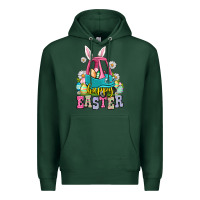 Sports Green Happy Easter toddler car Premium Hoodie - OliviaCreatesArt