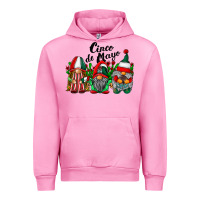 Fuchsia Pink cinco de mayo mexican flag gnomes Urban Hoodie - RacoonDesign